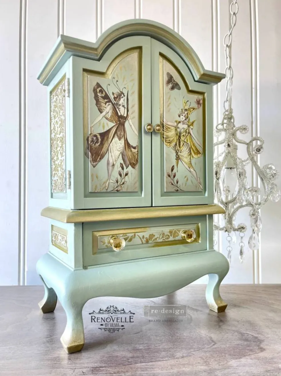Redesign With Prima Decor Small Transfers - Forest Fairies - 3 sheets , 6"x12" 655350657178
