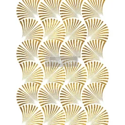 Redesign With Prima Decor Transfers - Geo Wave - total sheet size 24