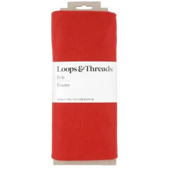 Red Felt by Loops & Threads®