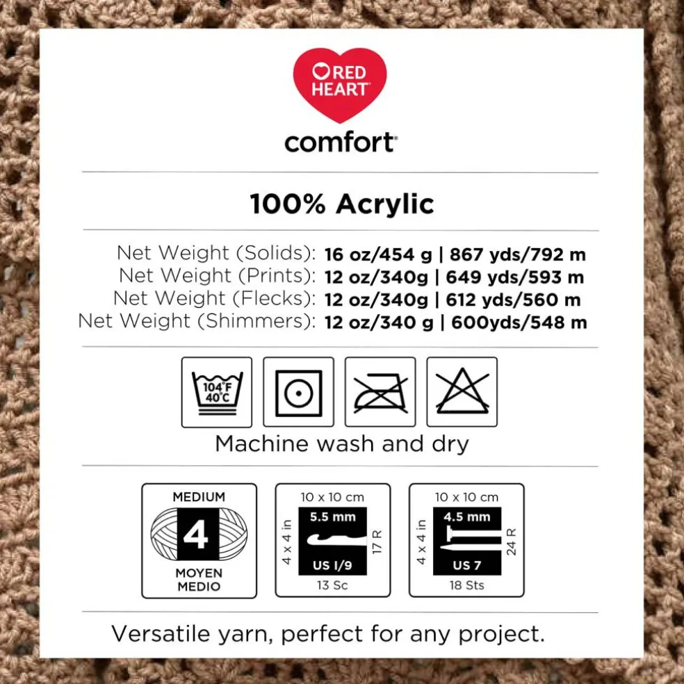 Red Heart® Comfort™ Solid Yarn
