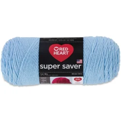 Red Heart Super Saver Yarn - Light Blue, 7 oz