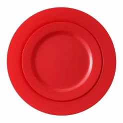 Red Plastic Lunch & Dinner Plates, 40ct. by Celebrate Itâ„¢