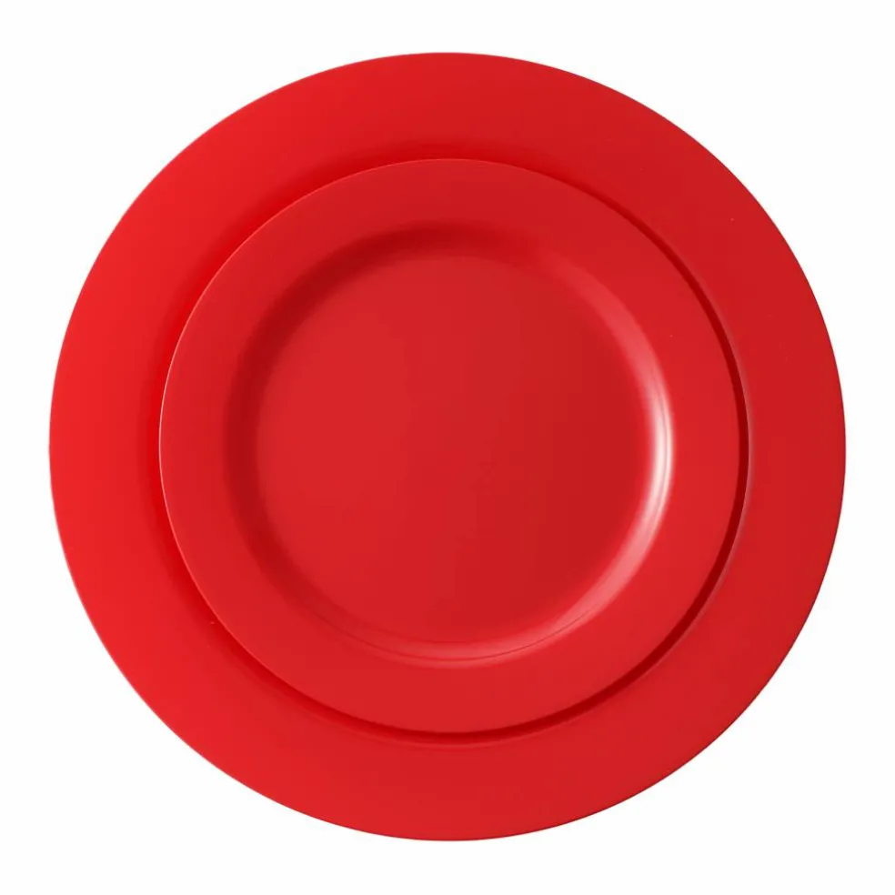 Red Plastic Lunch & Dinner Plates, 40ct. by Celebrate It™