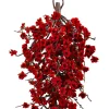28” Red Plum Blossom Teardrop Swag