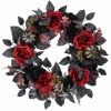 24" Red Rose & Bat Real Touch Wreath by Ashland®