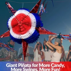 Red, White, and Blue Patriotic Piñata