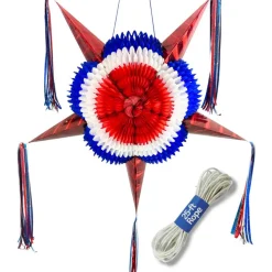 Red, White, and Blue Patriotic Piñata