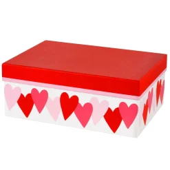Red & White Hearts Photo Box by Simply Tidy™