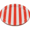 7" Red & White Stripes Snack Plates, 10ct. by Celebrate It™