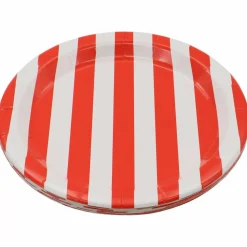 7" Red & White Stripes Snack Plates, 10ct. by Celebrate It™