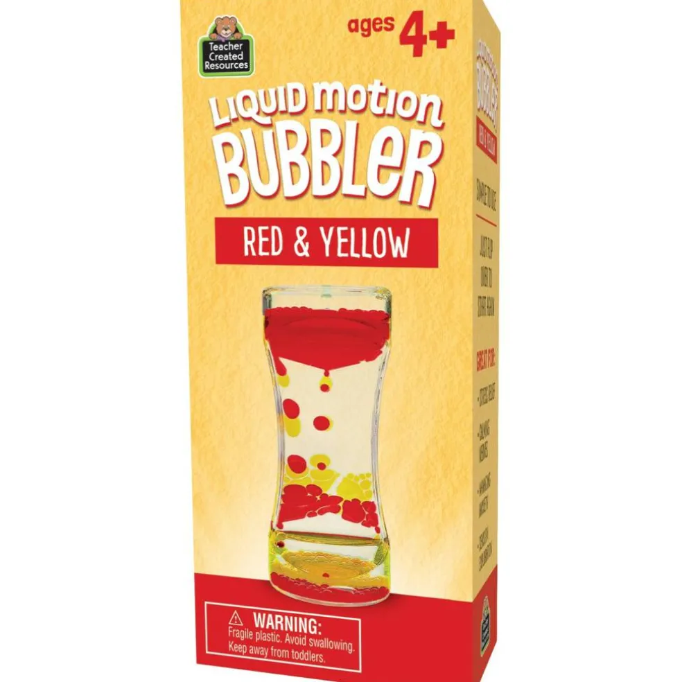 Red & Yellow Liquid Motion Bubbler