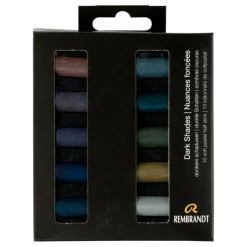 Rembrandt 10 Color Half Stick Soft Pastel Set
