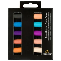 Rembrandt 10 Color Half Stick Soft Pastel Set
