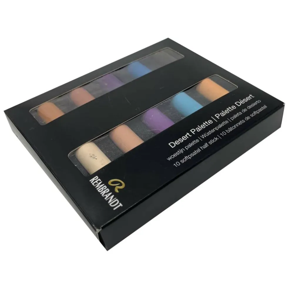 Rembrandt 10 Color Half Stick Soft Pastel Set