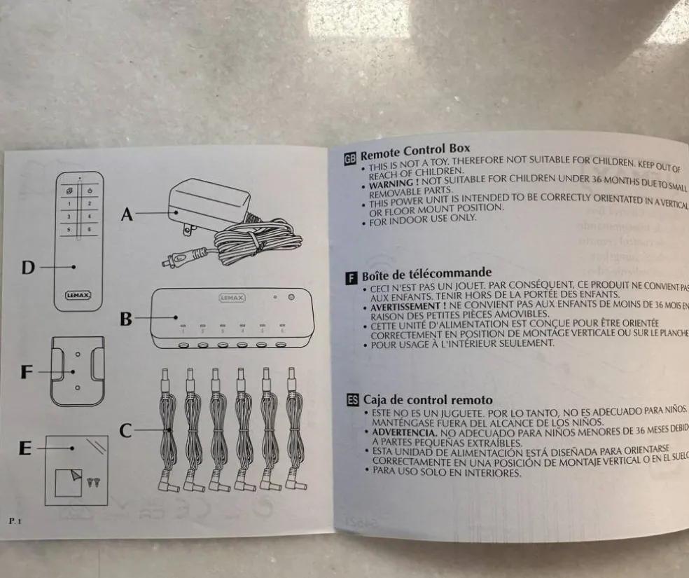 Remote Control Box - Lemax
