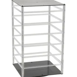 Revolving Rotating Acrylic Earring Display & 100 2" Cards