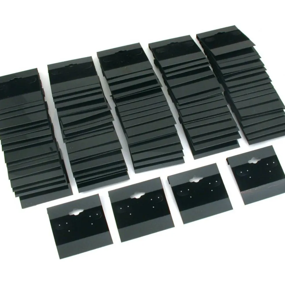 Revolving Rotating Acrylic Earring Display & 100 2" Cards