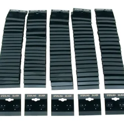 Revolving Rotating Acrylic Earring Display & 100 1 1/2" Cards