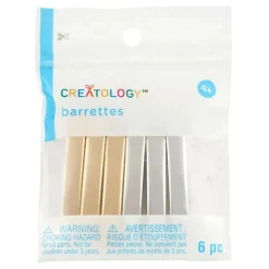 Rhodium & Gold Barrettes by Creatology™