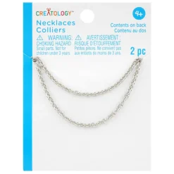 Rhodium Necklace by Creatology™, 2ct.