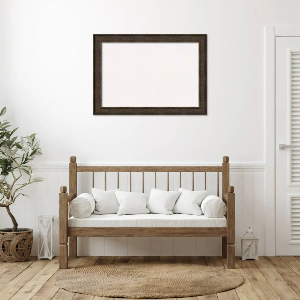 Ridge Framed Corkboard, White Cork