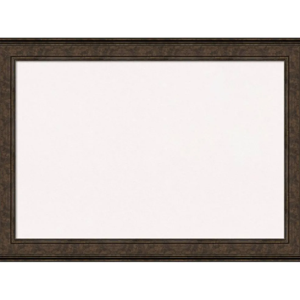 Ridge Framed Corkboard, White Cork