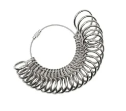 Ring Sizer US 0-13 Metal Finger Sizing Measuring Gauges Half Sizes