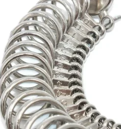 Ring Sizer US 0-13 Metal Finger Sizing Measuring Gauges Half Sizes