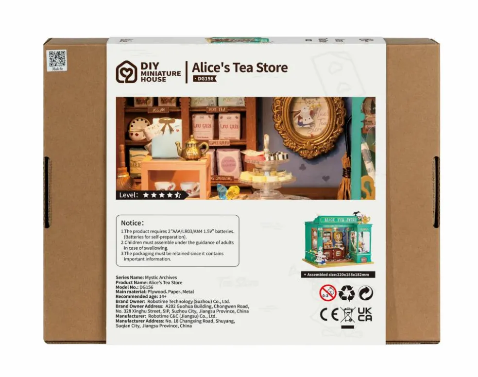 Rolife® Alice's Tea Store DIY Miniature House Kit