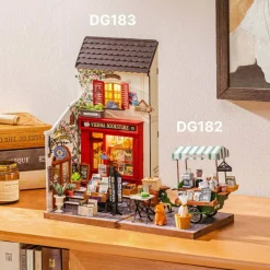 Rolife Aromatic Coffee Cart DIY Miniature House DG182