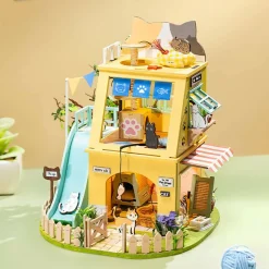 Rolife® Cat House DIY Miniature House Kit