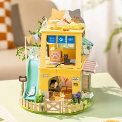 Rolife® Cat House DIY Miniature House Kit