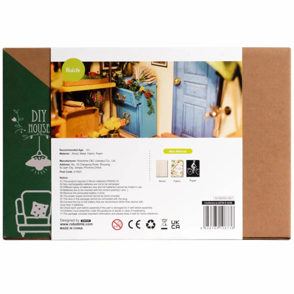 Rolife® Cathy's Flower House DIY Miniature House Kit