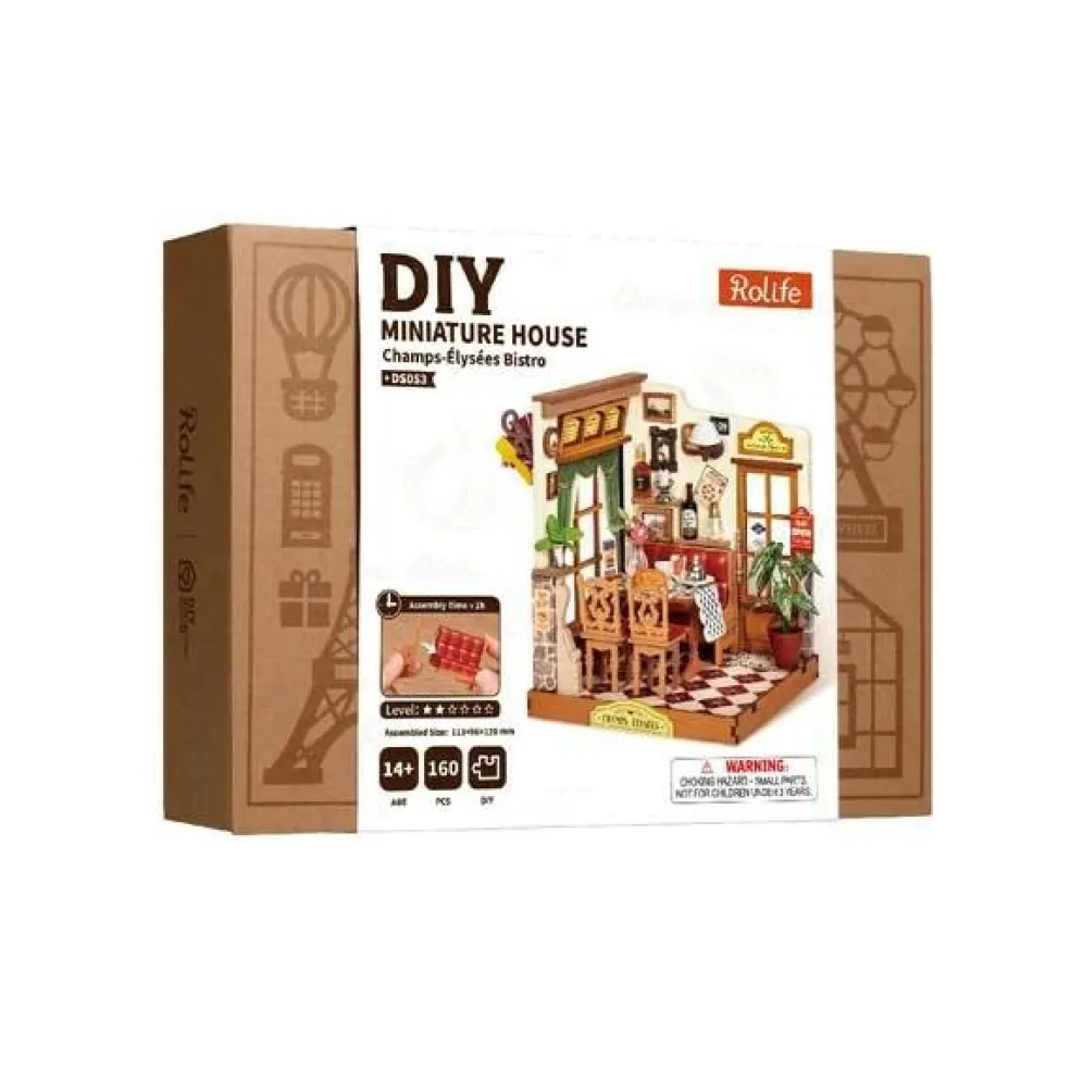 Rolife Champs-Élysées Bistro DIY Miniature House DS053
