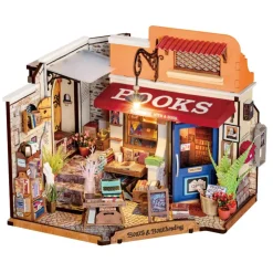Rolife® Corner Bookstore DIY Miniature House Kit
