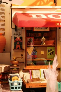 Rolife® Corner Bookstore DIY Miniature House Kit