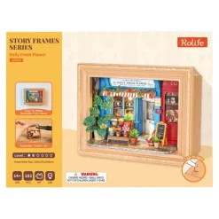 Rolife® Daily Fresh Flower Miniature Diorama Kit