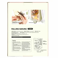 Rolife® Falling Sakura DIY Book Nook Shelf Insert Kit