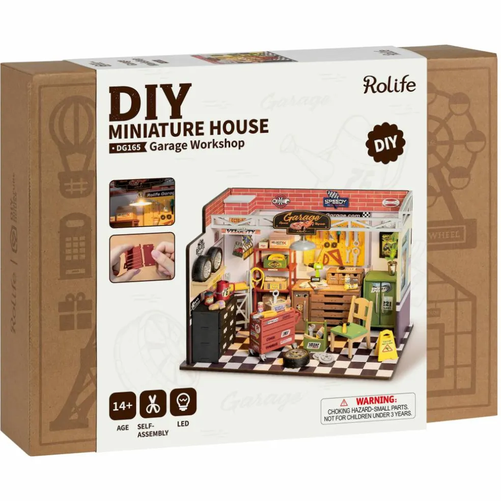 Rolife Garage Workship DIY Miniature House Kit