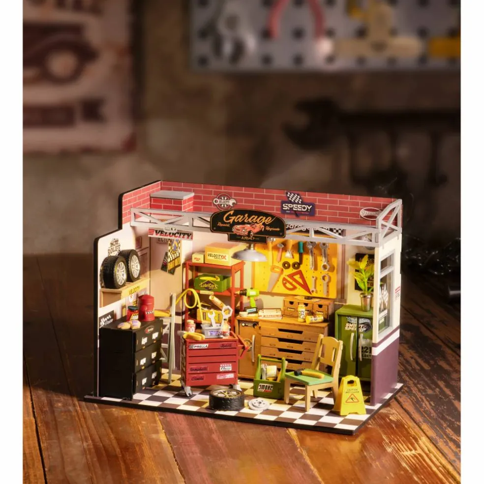 Rolife Garage Workship DIY Miniature House Kit