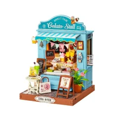 Rolife Gelato Stall DIY Miniature House DS052