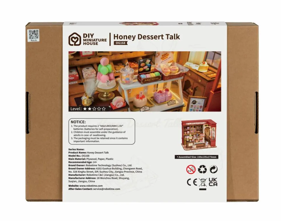 Rolife® Honey Dessert Talk DIY Miniature House Kit