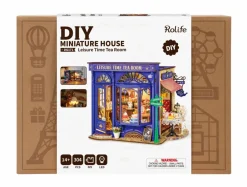 RolifeĀ® Leisure Time Tea Room DIY Miniature House Kit