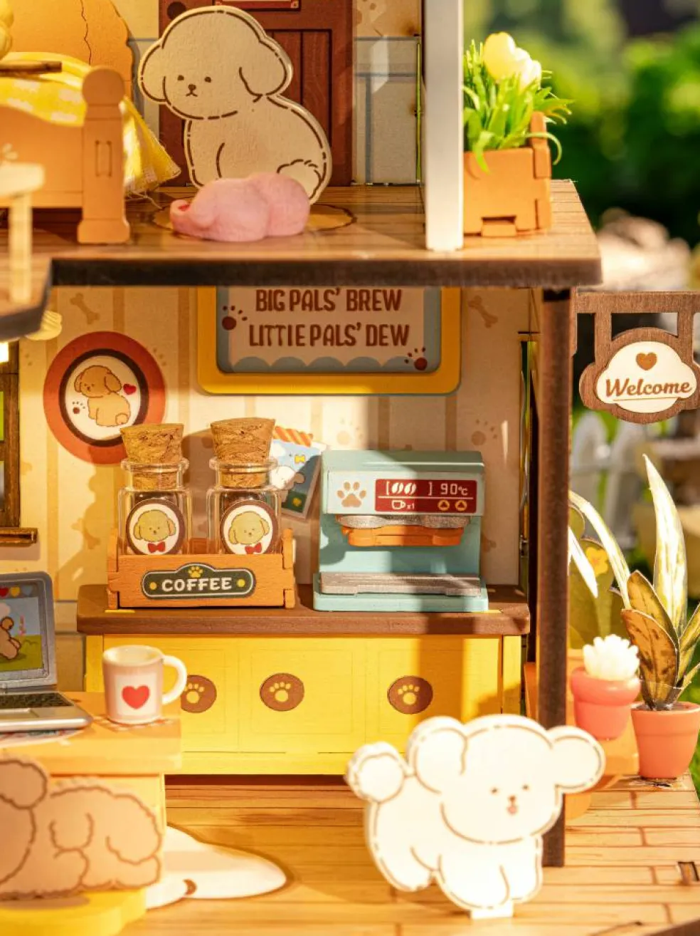 Rolife® Puppy's Cozy Villa DIY Miniature House Kit