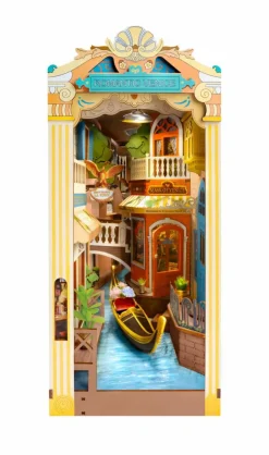 Rolife® Romantic Venice DIY Book Nook Shelf Insert Kit