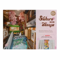Rolife® Sakura Densya DIY Book Nook Shelf Insert Kit