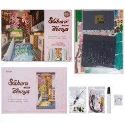 Rolife® Sakura Densya DIY Book Nook Shelf Insert Kit
