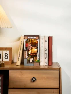 Rolife® Sakura Wine Alley DIY Book Nook Shelf Insert Kit