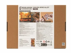 Rolife® Sakura Wine Alley DIY Book Nook Shelf Insert Kit
