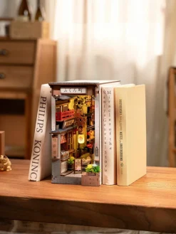 Rolife® Sakura Wine Alley DIY Book Nook Shelf Insert Kit